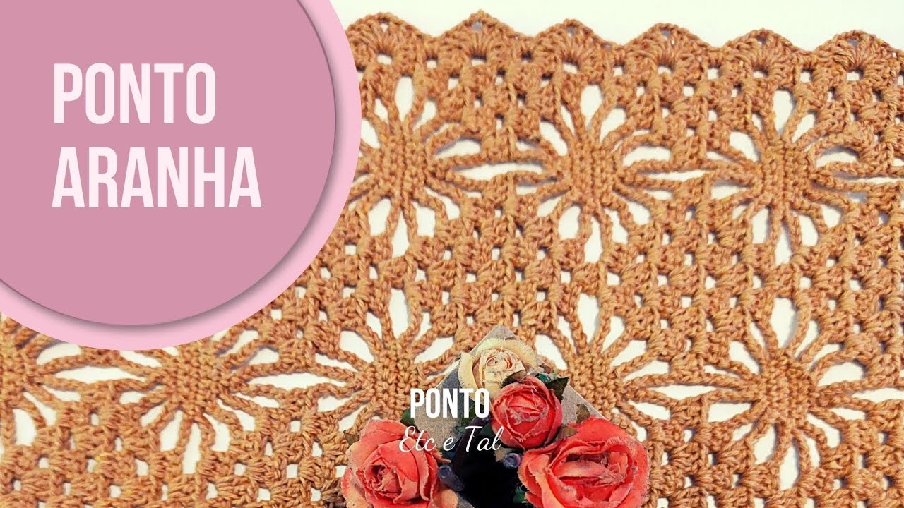 Ponto Aranha - CROCHÊ! Como fazer