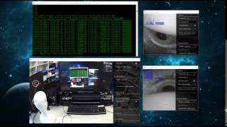 Pupil eye tracking system attached on HoloLens
