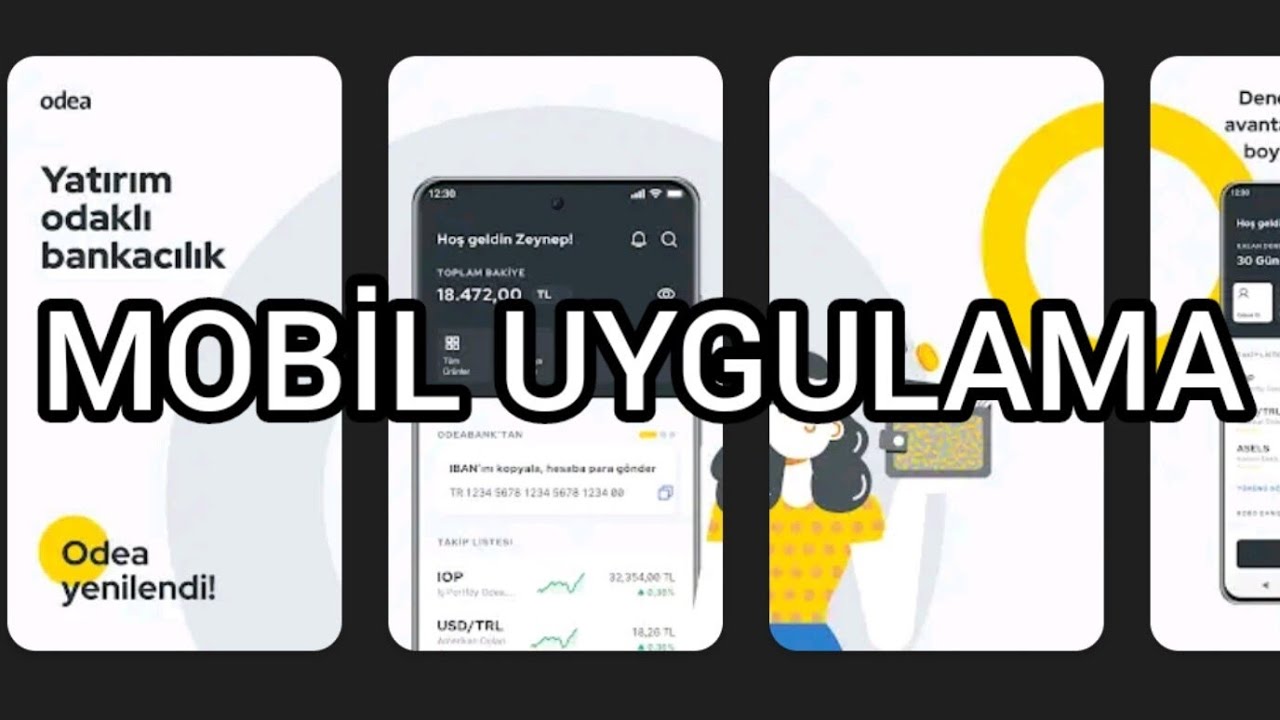 ODEABANK MOBİL BANKACILIK UYGULAMASI YouTube