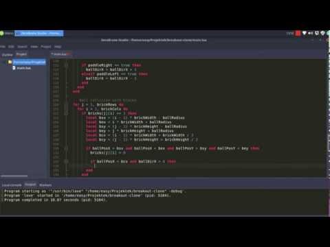 Making a breakout game in 2 hours timelapse