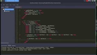 Making a breakout game in 2 hours timelapse