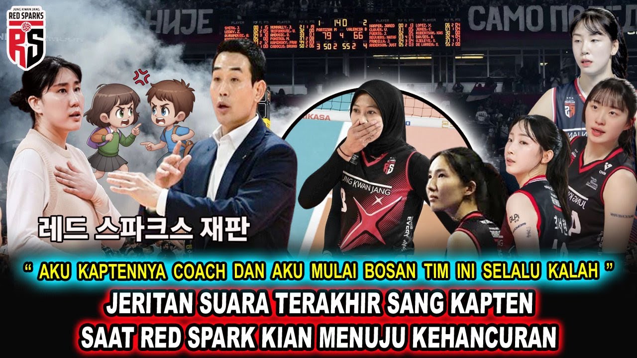🔴YEUM HYE SEON MENYERAH‼️ Akhir PAHIT PERSETERUAN Kapten Dan Pelatih Red Spark Ko Hee Jin Hari Ini