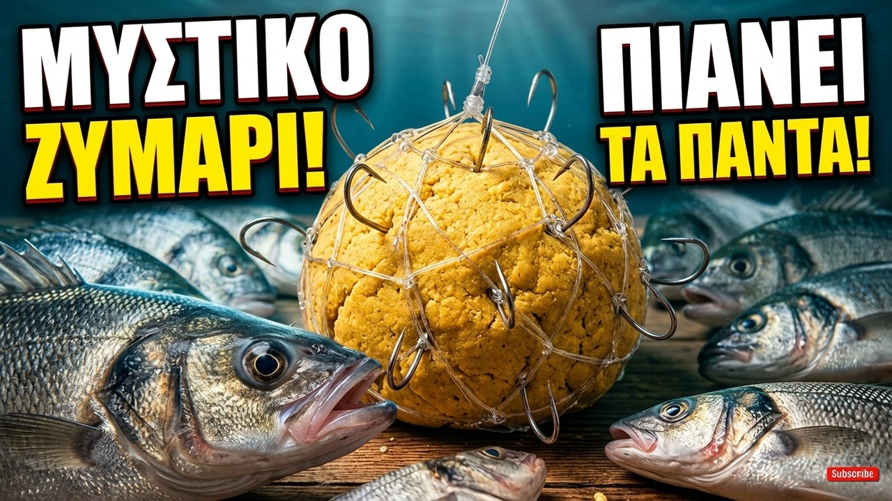 Το μυστικό ζυμάρι που τρελαίνει όλα τα ψάρια!