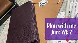 Plan with me | B6 Slim Stalogy | Bullet Journal weekly set up | Tab talk