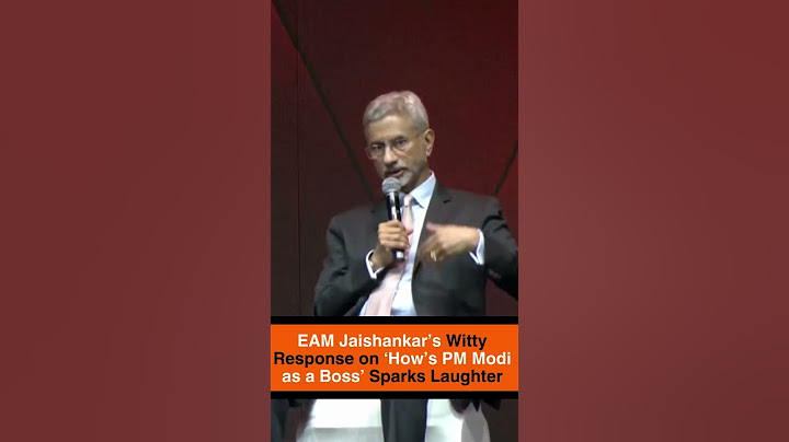 EAM Jaishankar’s Witty Response on ‘How’s PM Modi as a Boss’ Sparks Laughter