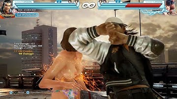 TEKKEN 7 SEASON 2 - LEI WULONG SNAKE STANCE HIGH CRUSH JUGGLE