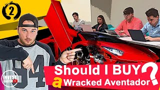 Buying wracked Lamborghini Aventador? Palm Beach Atlantic University John P Hayes Franchising Class. screenshot 2