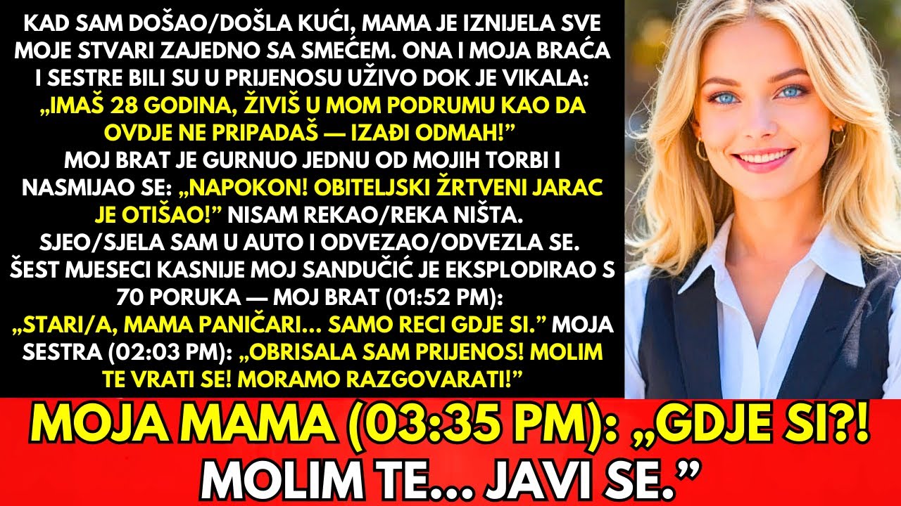 Moja Mama Bacila Je Moje Stvari U Smeće Kad Sam Došla Kući—Ona I Moja Braća Su Prijenosili Uživo