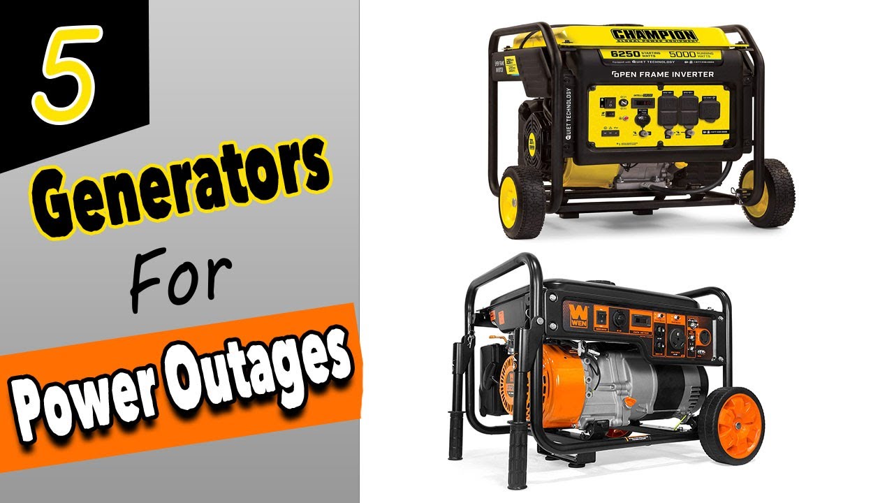 Best Generators For Power Outages - YouTube