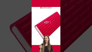 Red Pill Organizer. Weekly Medication Box. Travel Pill Case. Portable Pill Holder with Compartments.