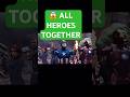 😱 ALL HEROES TOGETHER 🔥⚔️ | Ultimate Superhero Team-Up Battle 💥 #Shorts | @RIGELEDITZ4K