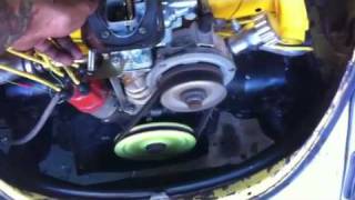 Vw bug back firing