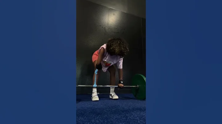 The transitions between workouts #amputee #fitness #badbunny