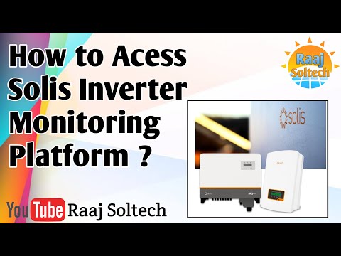 How to Acess Solis Inverter Monitoring Platform to observe Solar Generation  || Raaj Soltech