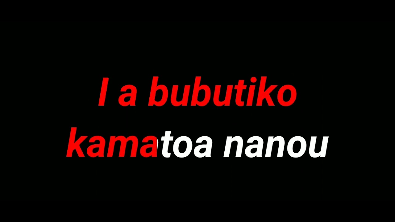 Ai teraana tangiran te manging (Karaoke)Cover by Ikaati