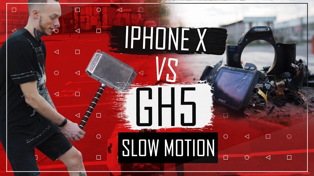 Разбили камеру в Slow Motion iPhone X vs GH5 YouTube