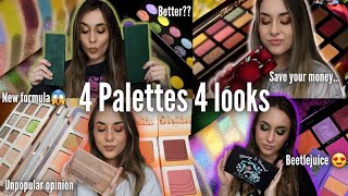 4 Palettes 4 Looks | Natasha Denona, Glaminatrix, Too Faced, & Bella Beaute Bar!
