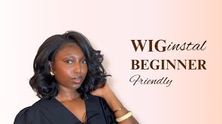 How to install your lace frontal wig beginner friendly