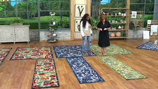 NOURISON HOME Oasis Garden Indoor/Outdoor Rug on QVC