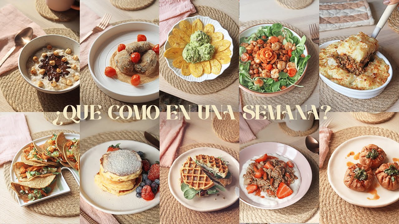Una semana de recetas sin gluten para sentirme bien l +20 recetas
