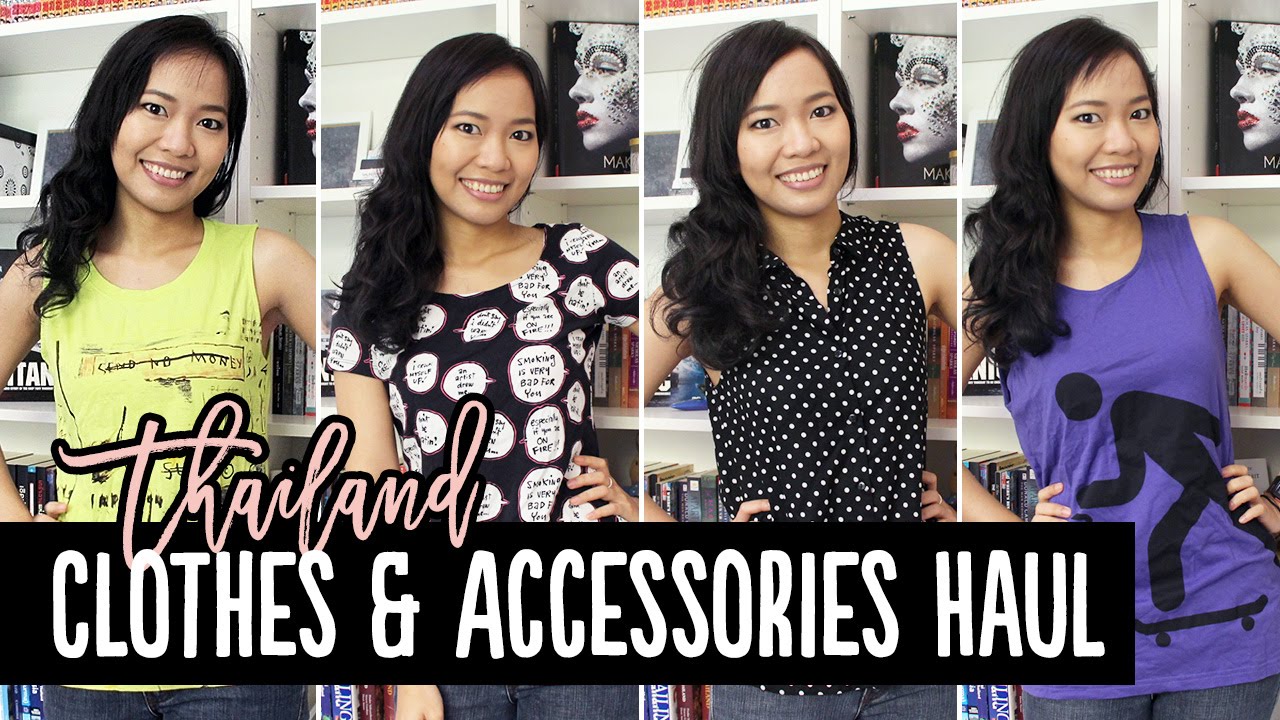 Thailand Clothes & Accessories Haul - Uniqlo, H&M, Siam Square | Pippopunkie