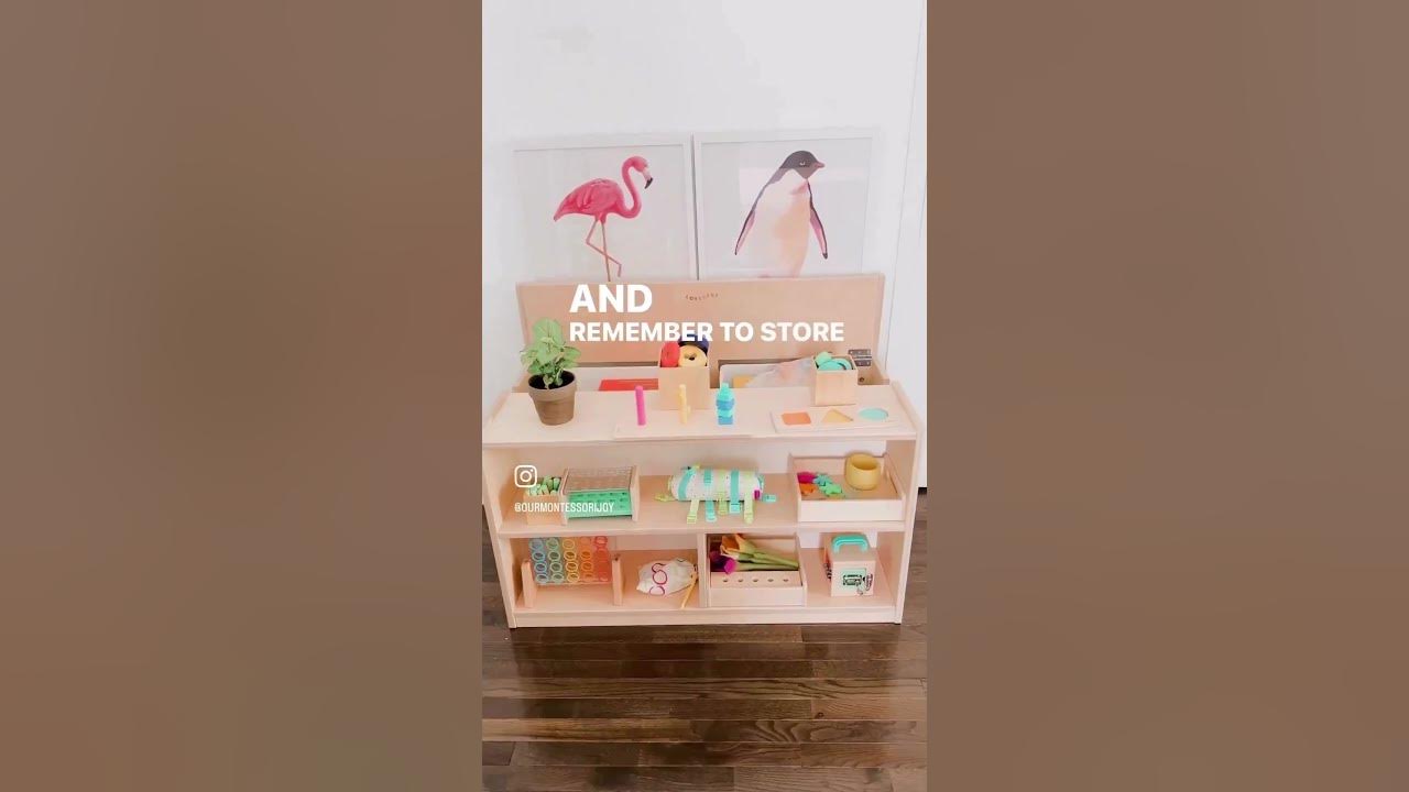 Montessori Playshelf, Store & Organize Your Toys