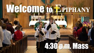 9-5-2020 Epiphany Live Stream Mass 4:30 Saturday Wealth