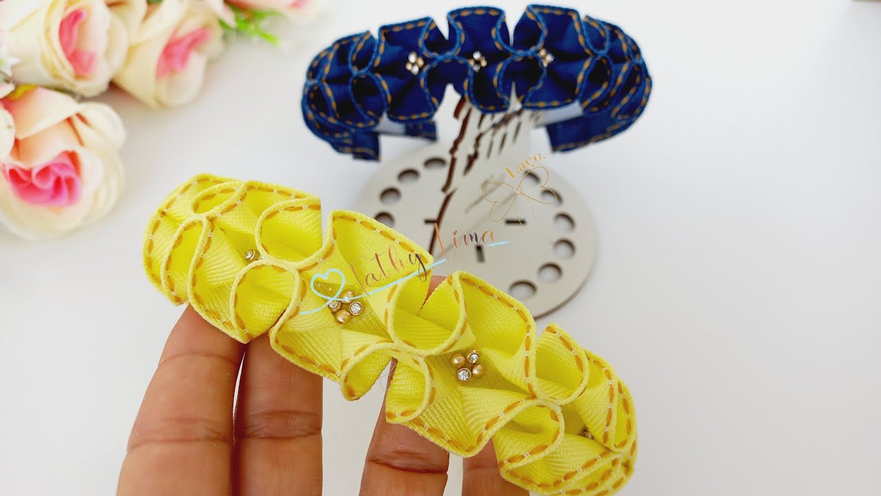 1 metro de Fita Faça Tiara Fru Fru volta às aulas -Diy-pap