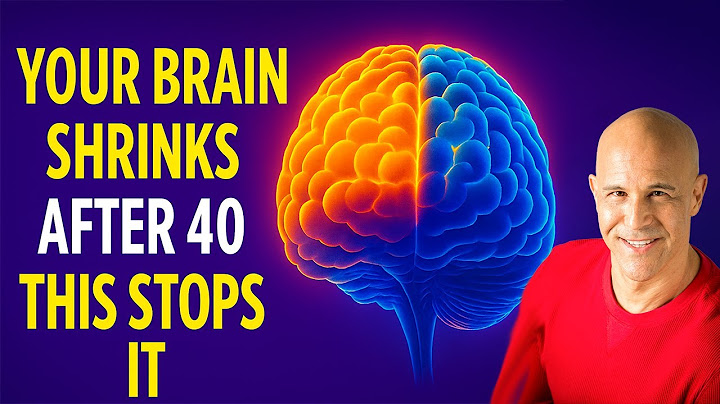 Your Brain Shrinks After 40 — Do This 3 Minutes a Day to Stop It |  Dr. Mandell