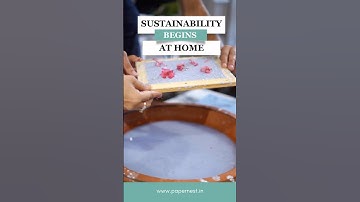 Making paper is Therapeutic. #recycledcraft #makepaper #handmadepaper #paperlove #papernest