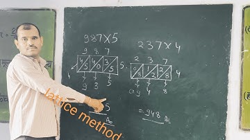 Lattice Method Multiplication(3 digit by 1 digit)