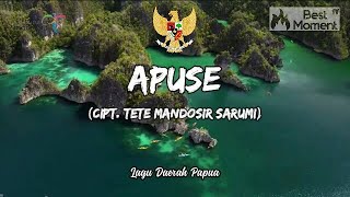 APUSE (Lagu Daerah Papua) Lirik Lagu Wajib Nasional Indonesia | Full Lyrics Video screenshot 3