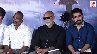 கேப்டன் இடத்தில் சத்யராஜ்! Producer Dhananjayan Speech at Mazhai Pidikatha Manithan Tease Launch