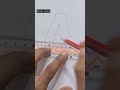 Satisfying 3D Letter A Art | Realistic 3D Word Drawing #shortvideo#shortviral @3DArtVision