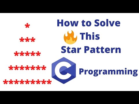 How to solve this Star pattern in For Loop | Tamil Stack | C Programming