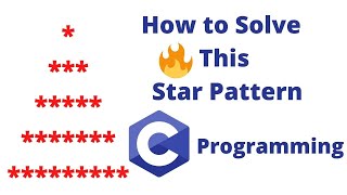 How to solve this Star pattern in For Loop | Tamil Stack | C Programming