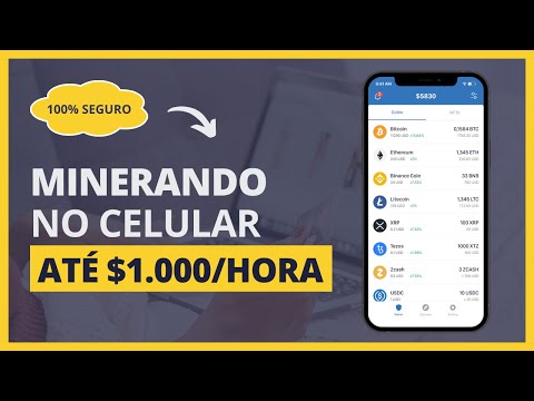 ? GANHE $10 A U$1.000 POR HORA COM SEGURANÇA MINERANDO PELO CELULAR!