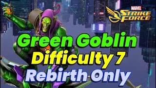 Green Goblin Trial! Difficulty 7 REBIRTH ONLY! (All Pacts) 6, 7, & 10 Gameplay | MARVEL Strike Force