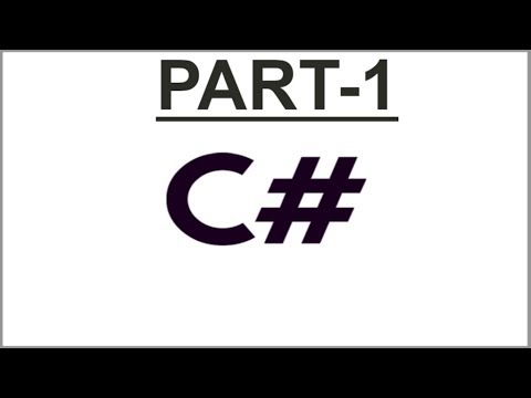 part 1- print hello world in c#