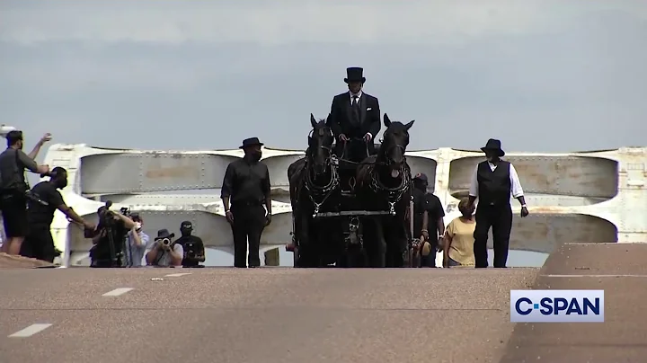 Rep. John Lewis Funeral Procession Over Edmund Pet...