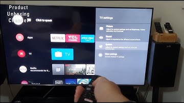 TCL C715 Android QLED TV Menu Browsing