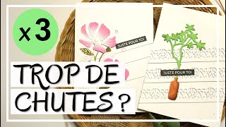 CHUTES DE PAPIER BLANC !! 3 FAÇONS de les UTILISER ! Simple et EFFICACE ! Tuto Carterie DIY Scrap