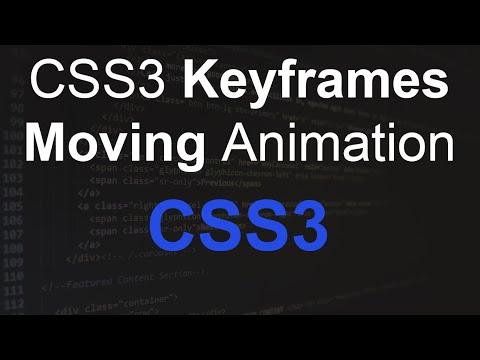 CSS3 keyframes Animation | CSS3 Keyframes moving Animation
