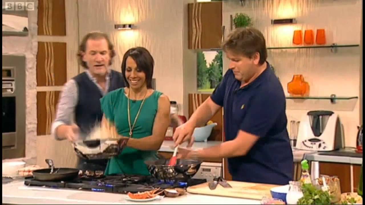 Dame Kelly Holmes on Saturday Kitchen