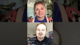 Cole Custer on Instagram Live NASCAR