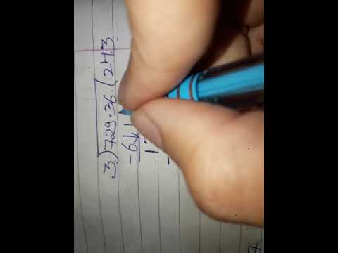 Division of a decimal number by a whole number - YouTube