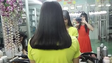UỐN CÚP ĐUÔI TÓC CHỮ C _ SALON MỸ LỆ