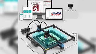 A must-have product! TwoTrees TTS-20 PRO 130W Laser Engraving Machine APP Wifi Control Glass Metal