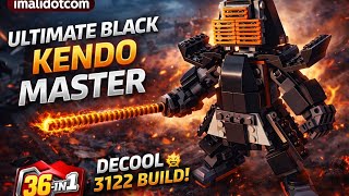 THE ULTIMATE BLACK KENDO MASTER ROBOT! 🤯🔥 Decool 3122 INSANE Build #imalidotcom