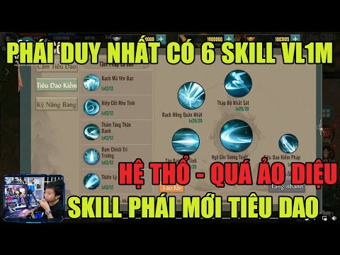 TIÊU DAO HỆ THỔ -PHÁI DUY NHẤT CÓ 6 SKILL CHỦ ĐỘNG - MỞ HỆ THỐNG KINH MẠCH -  ĐEO BỔNG THÀNH ĐÀN